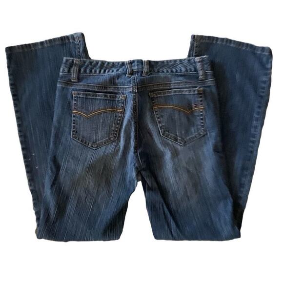 TOMMY HILFIGER Freedom denim blue Jeans straight leg 4 short‎ - Picture 1 of 4